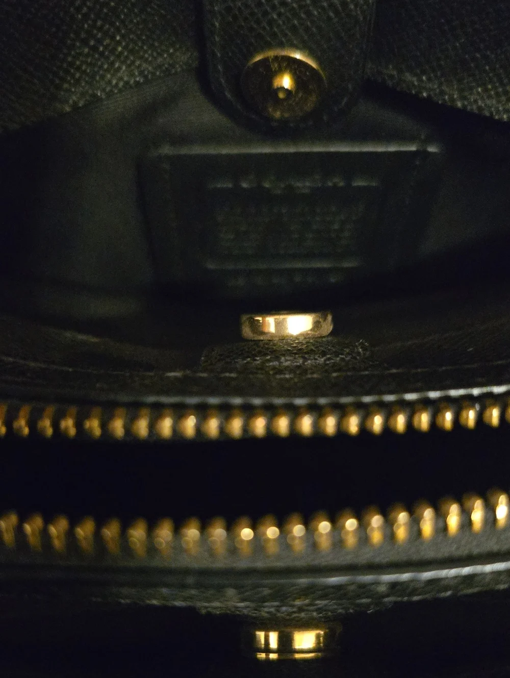Coach 91146 Mini Lillie Carryall Black Crossgrain Leather Satchel Crossbody Bag